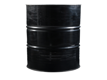 Steel Barrel Cocktail Table Black