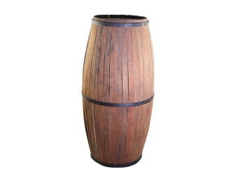 Wooden Barrel Cocktail Table