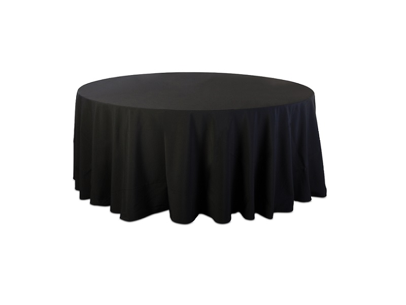 Round Banquet Table Black Normal Cover