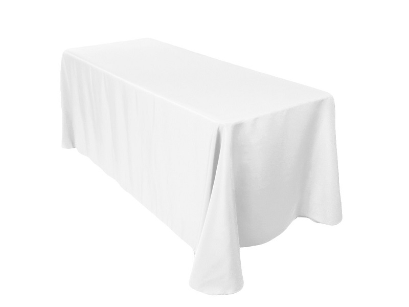 Rectangular Trestle Table White Normal Cover